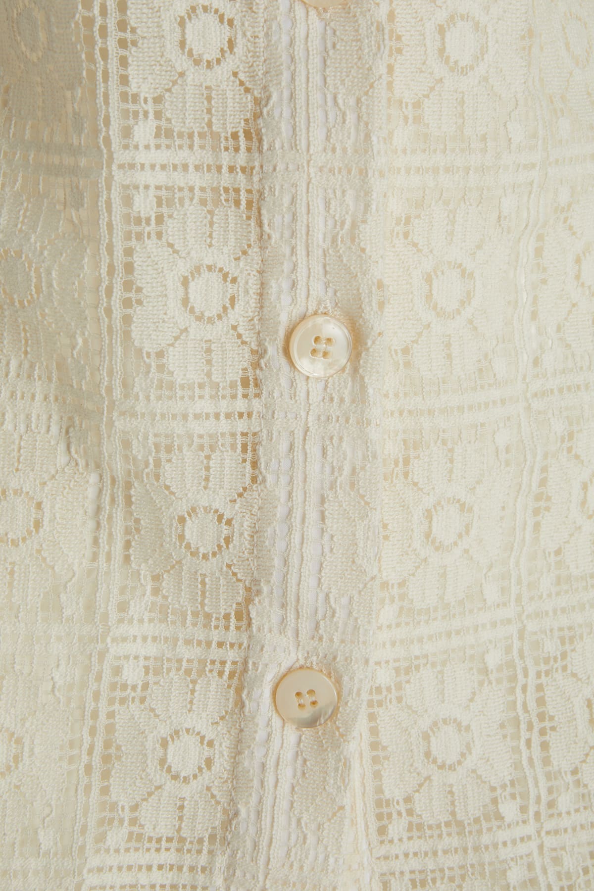 Sportmax Savain Cream Cotton Blend Shirt In 001