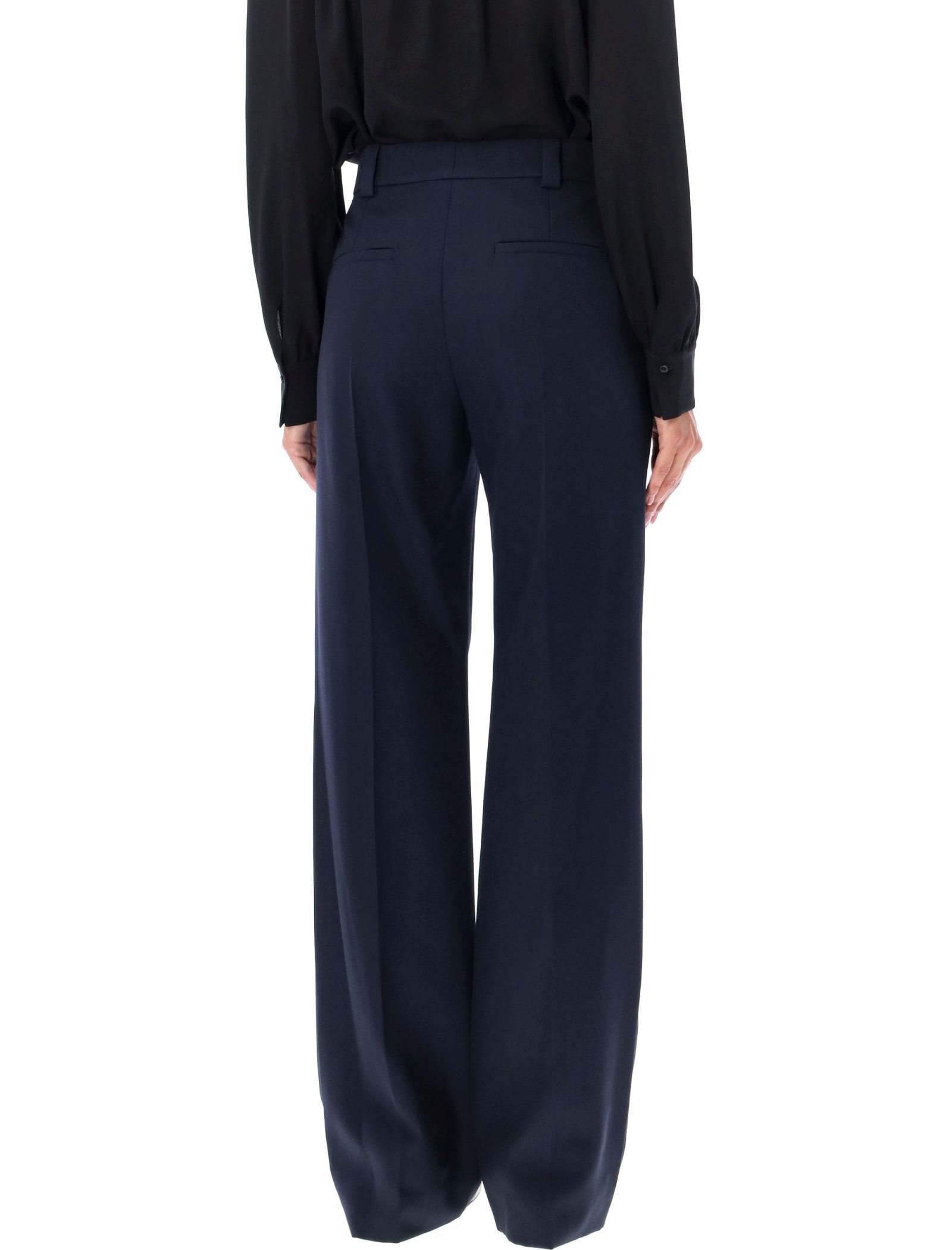 Shop Chloé High Waist Pant In Eclipse Blue