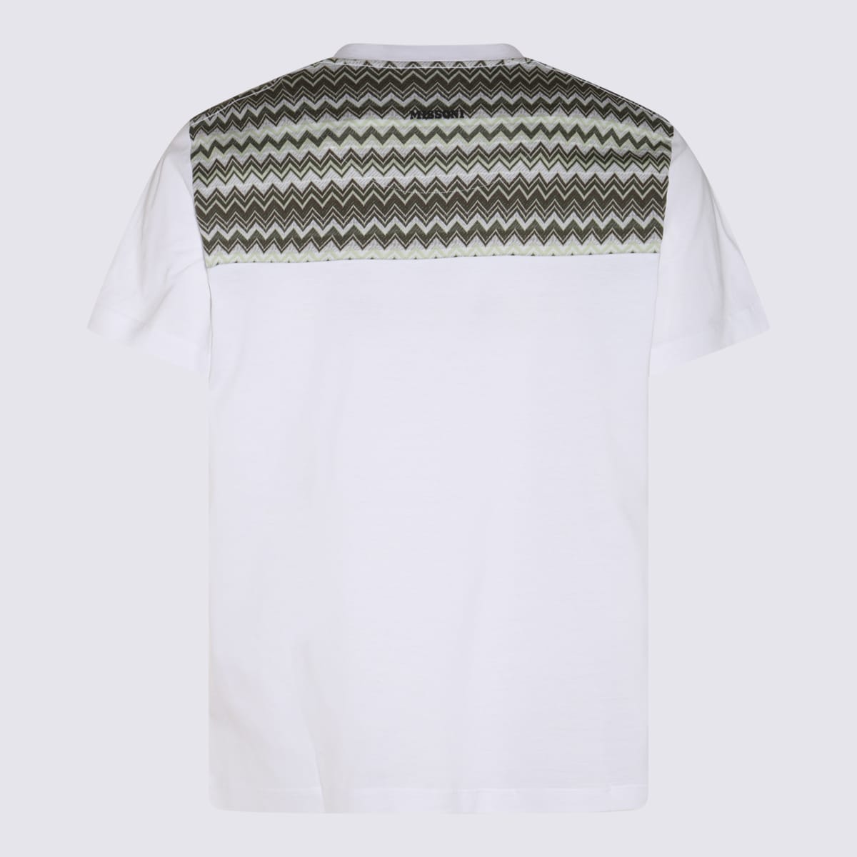 Shop Missoni White Multicolour Cotton T-shirt
