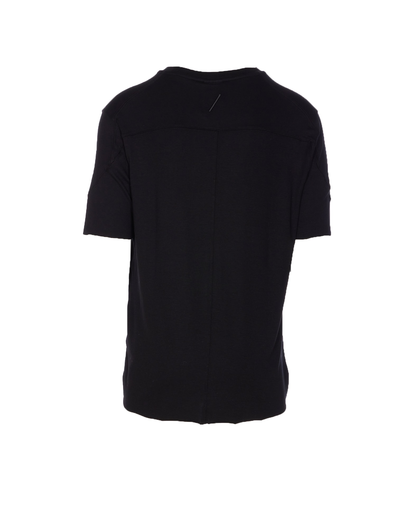 Thom Krom Contrast-stitch Short-sleeve T-shirt In Black