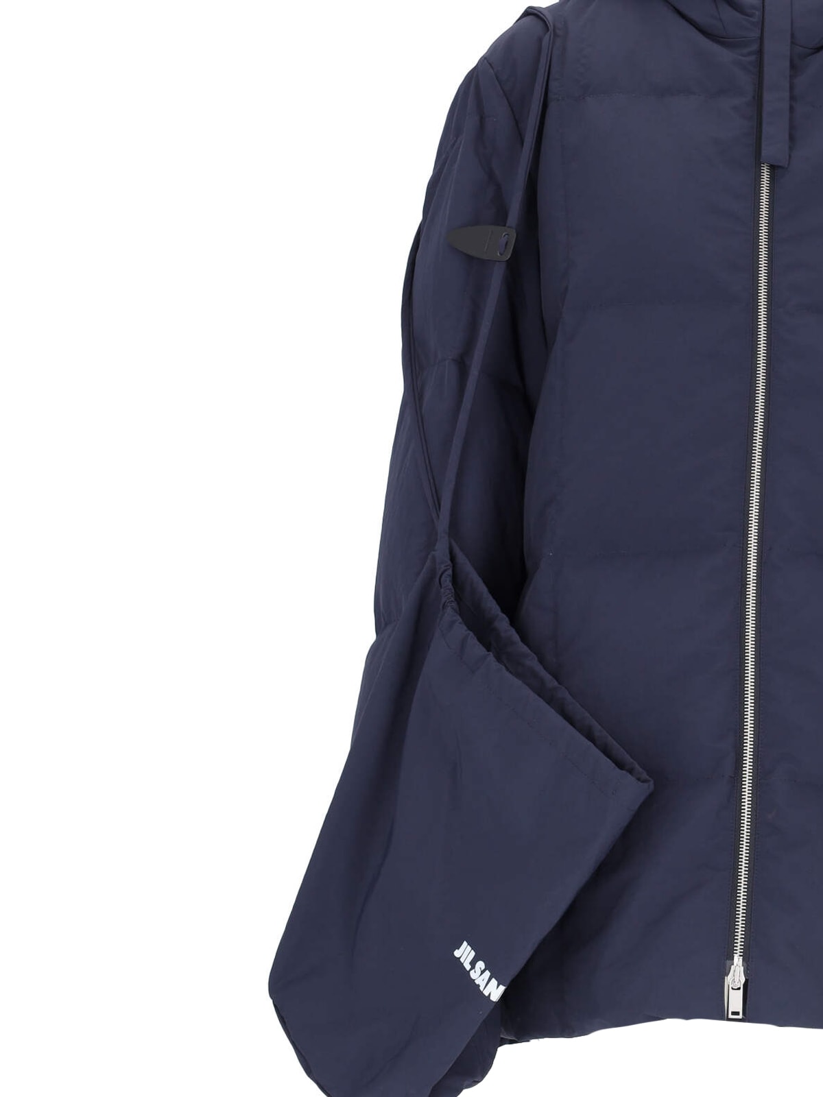 Shop Jil Sander Quilted Puffer Jacket In Blue