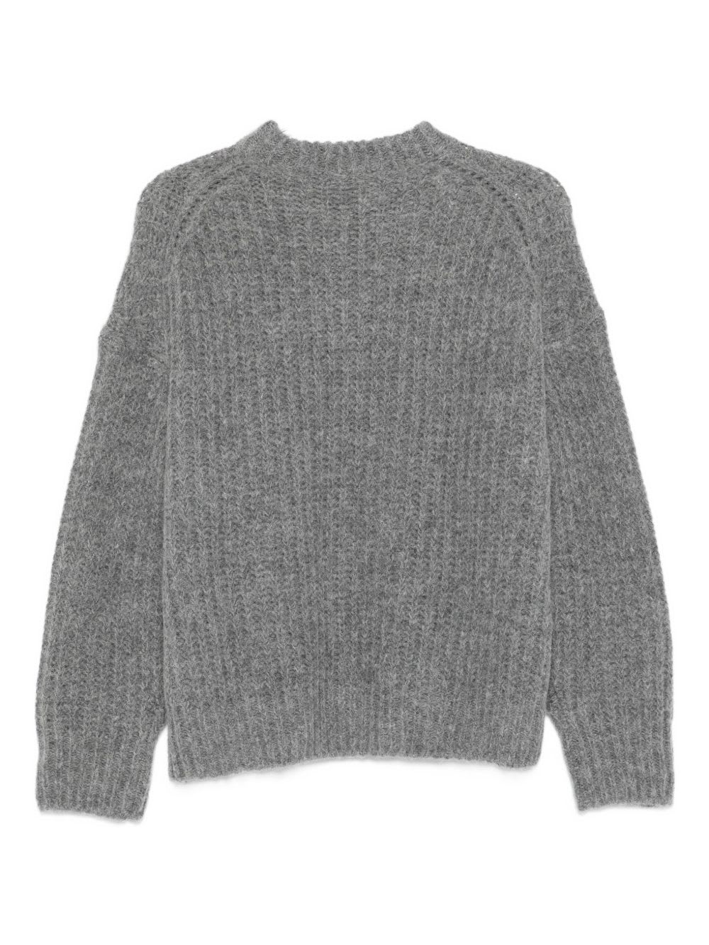 Filippa K Stand-neck Sweater In Gray