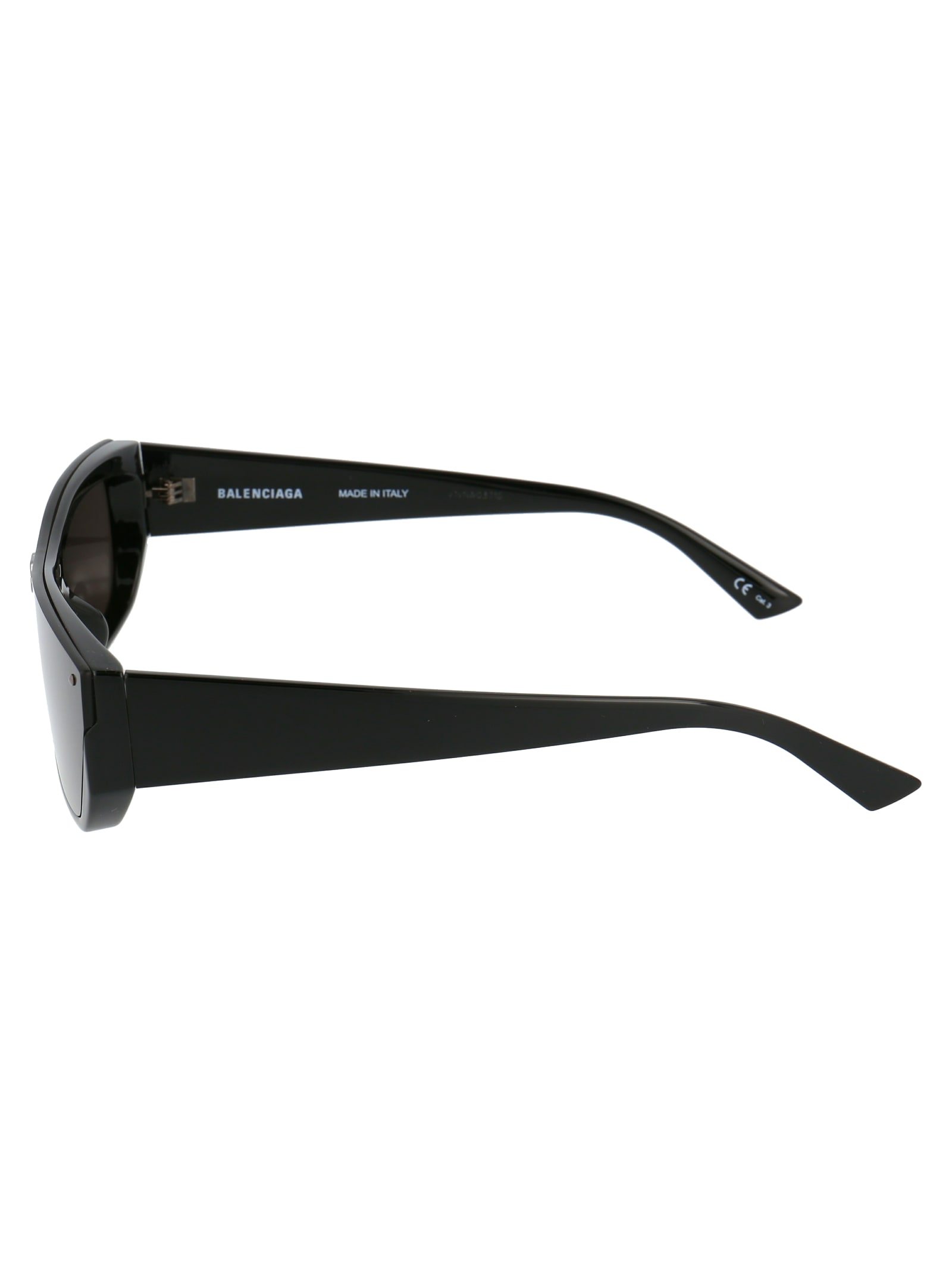 Shop Balenciaga Bb0080s Sunglasses In 001 Black Black Grey