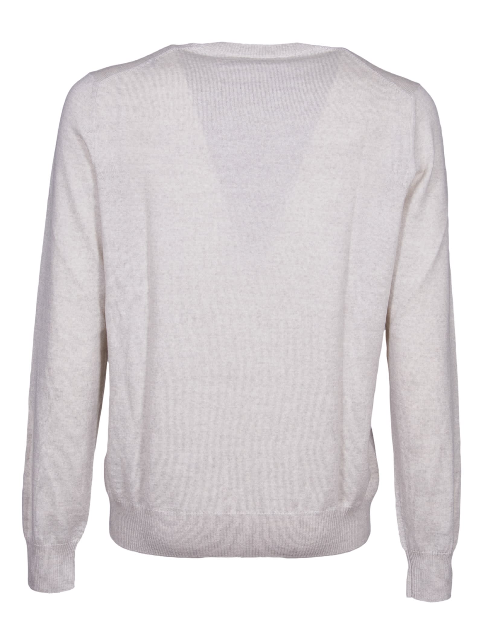 Shop Fay Sweater In Off White