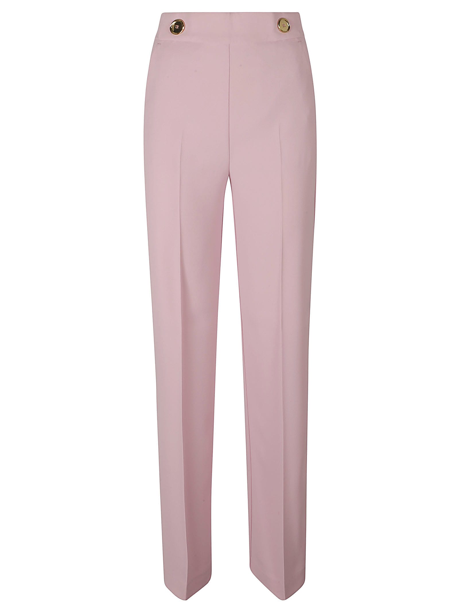 Shop Pinko Back Zip Trousers In Red