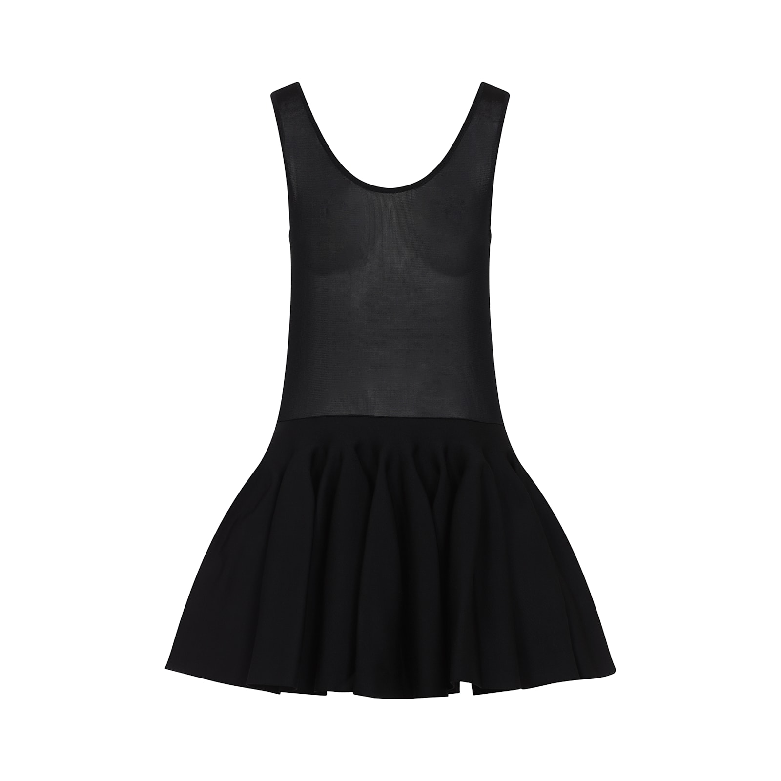ALAÏA ALAÏA GODET MINI DRESS