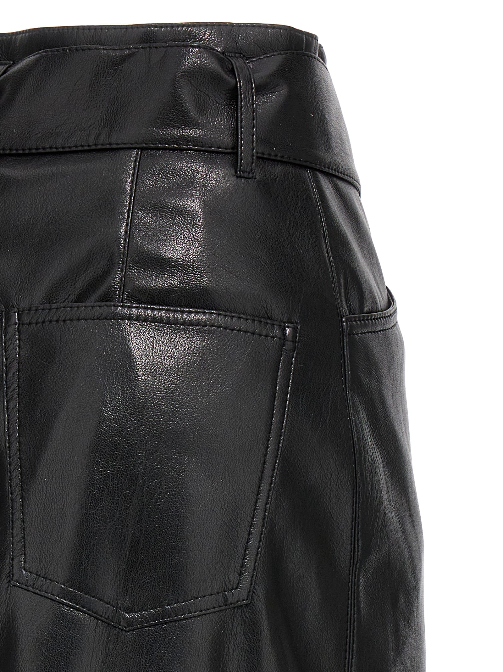 Shop Nanushka Meda Miniskirt In Black