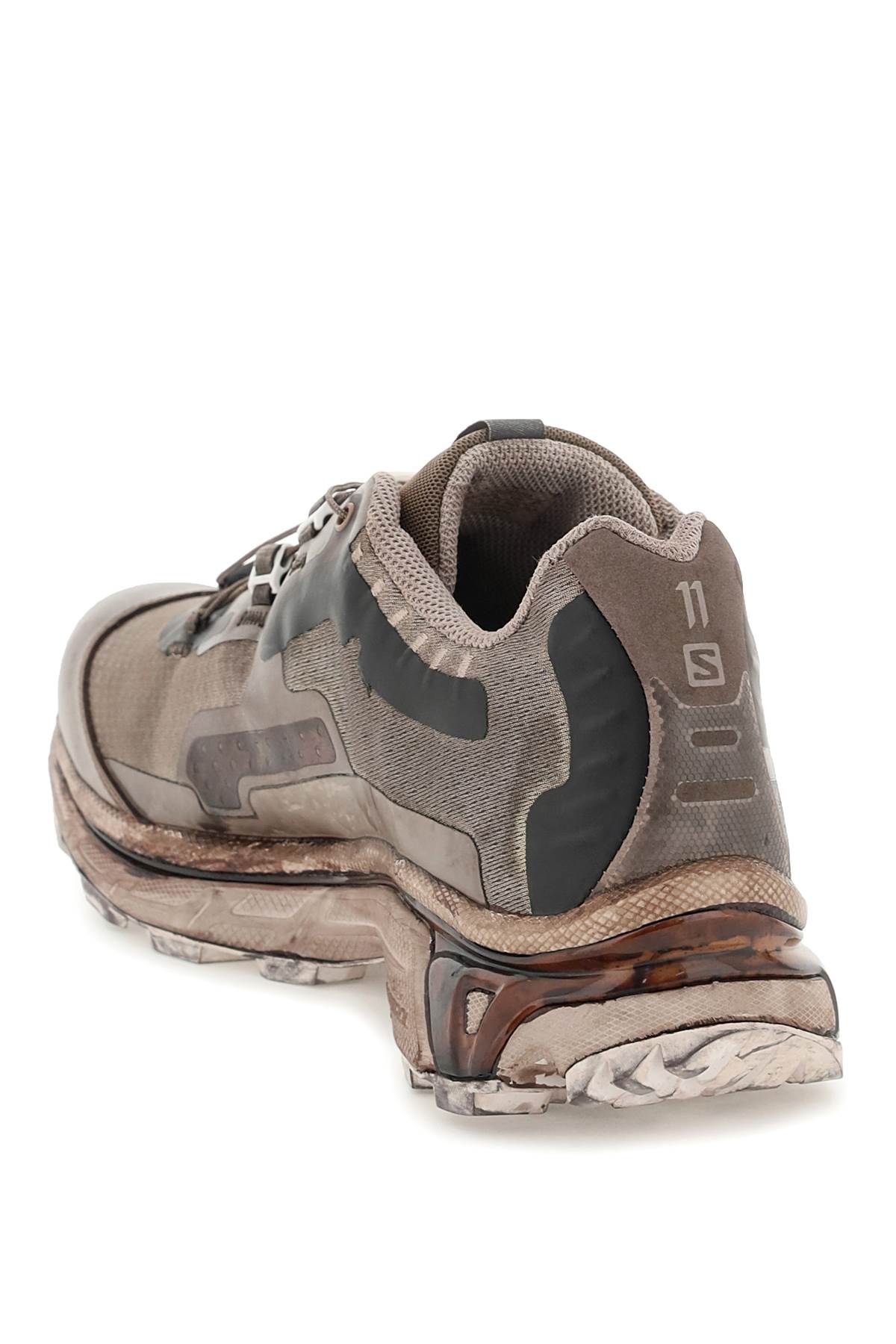 Shop Boris Bidjan Saberi Salomon Bamba 5 Sneakers In Dirty Grey (grey)