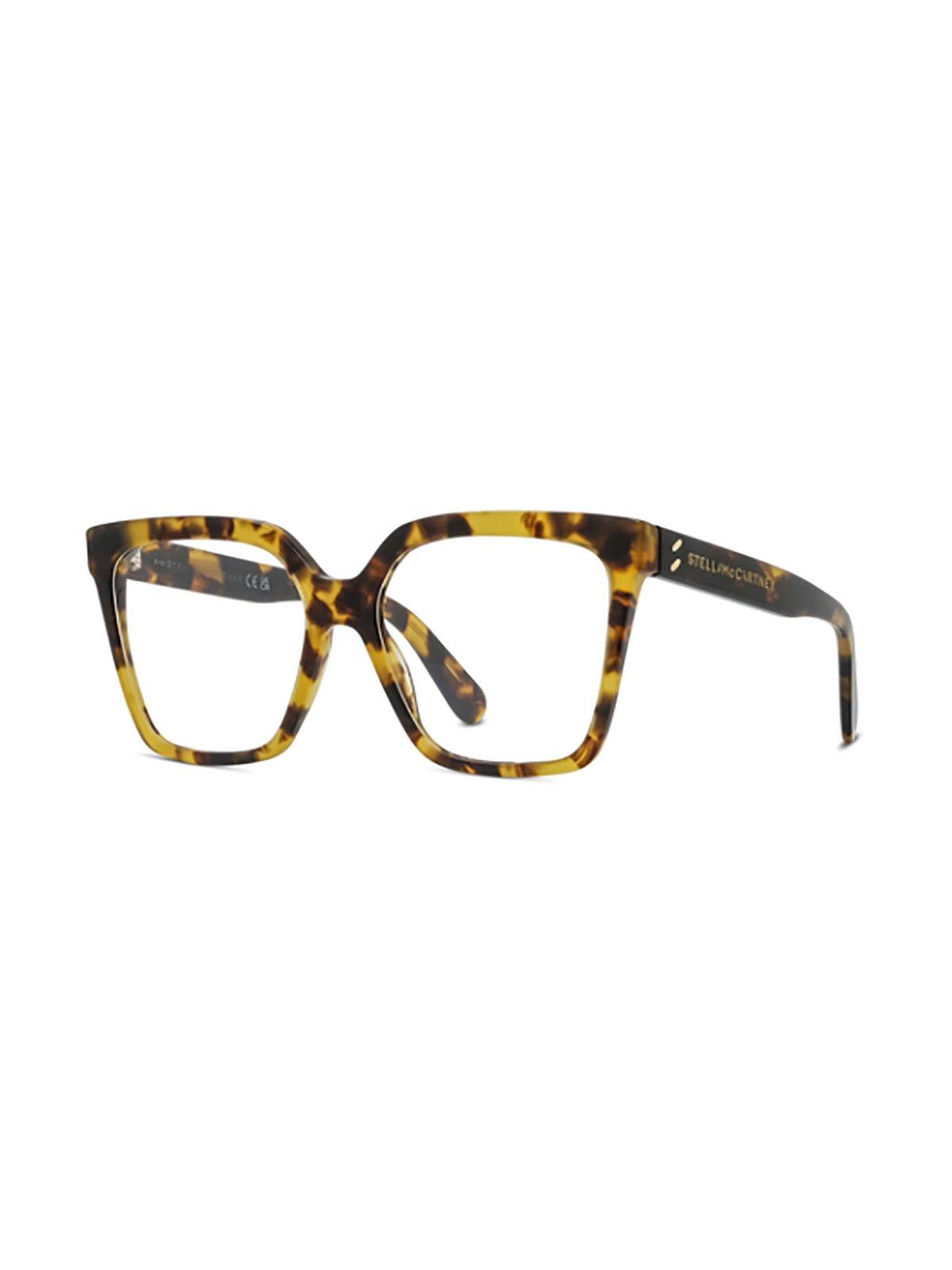 Shop Stella Mccartney Rectangle Frame Glasses In 053