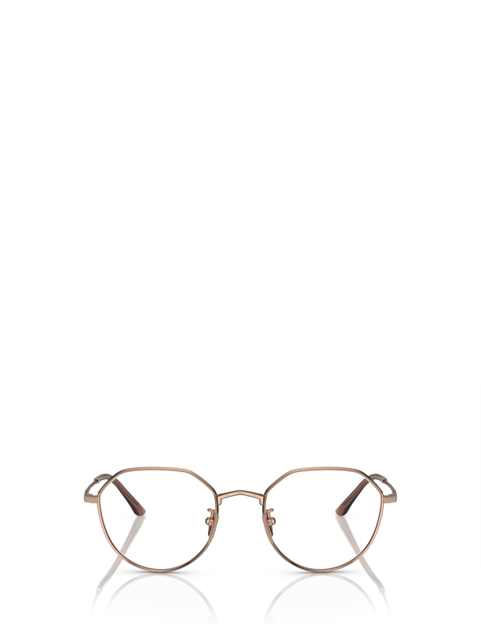 Shop Giorgio Armani Ar5142 Rose Gold Glasses