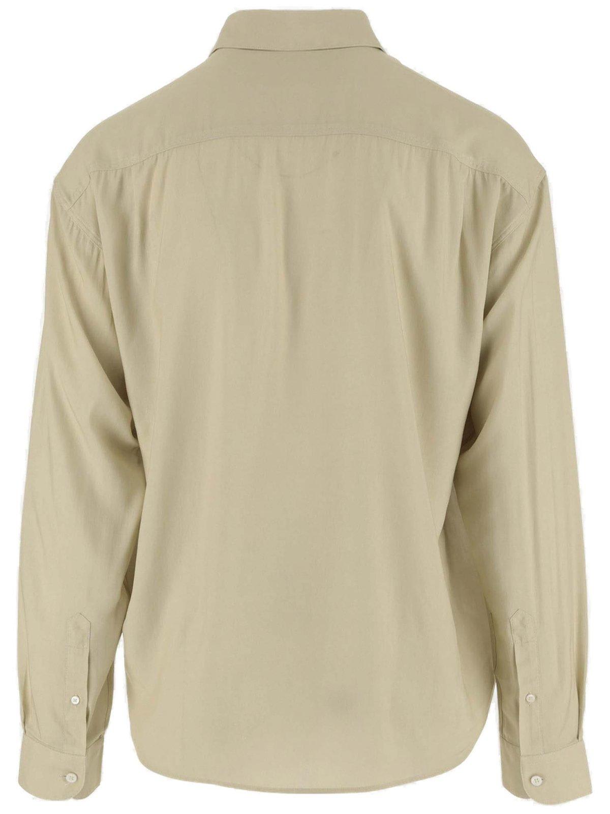 Shop Jacquemus The Bathers Long-sleeve Shirt In Multicolor