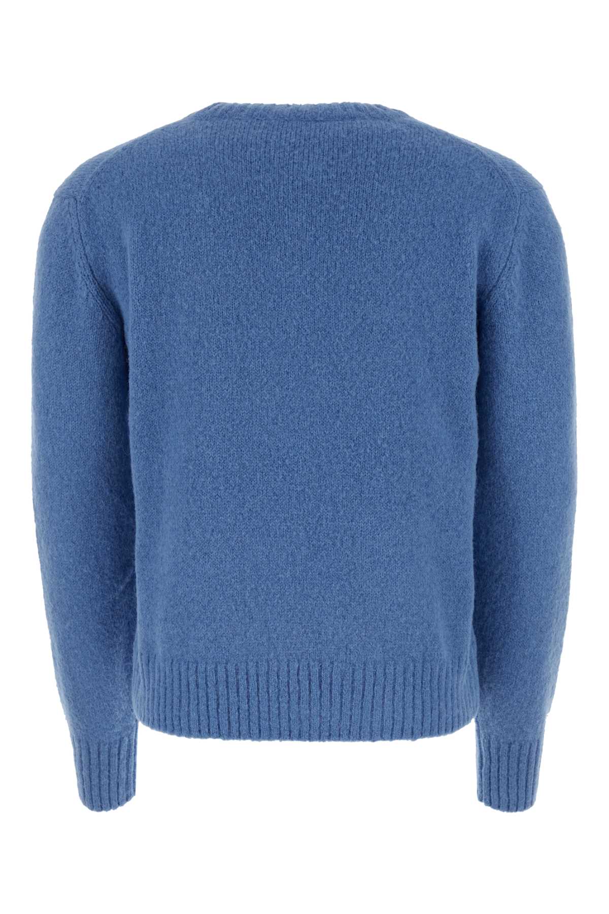 Shop Tom Ford Blue Alpaca Blend Sweater In Ultramarine