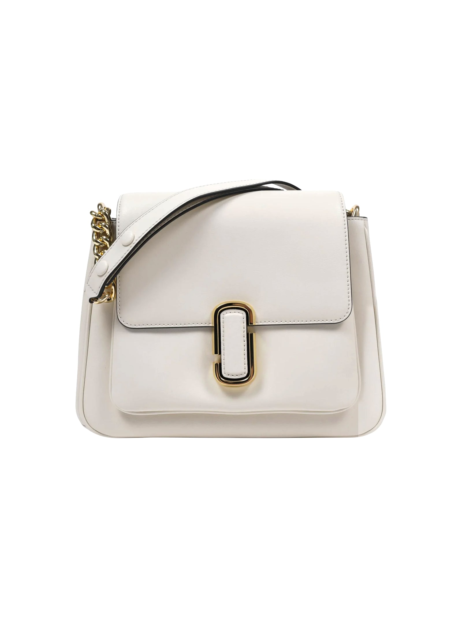 Marc Jacobs Chain Satchel Bag In White