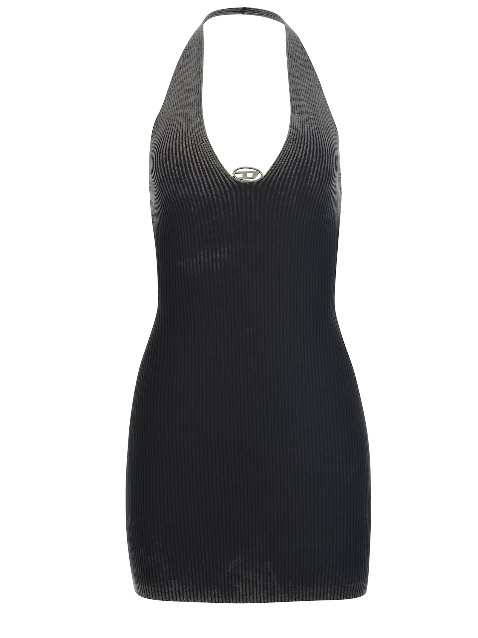 Shop Diesel Dress  M-larisa Made Of Knit In Black