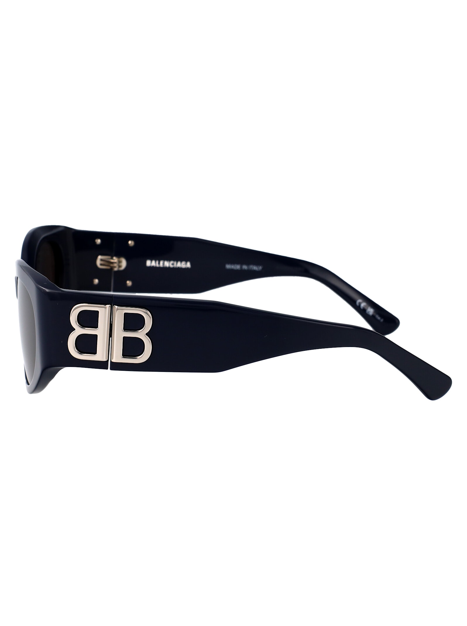 Balenciaga Feline Frame Tinted Sunglasses In Blue-blue-grey