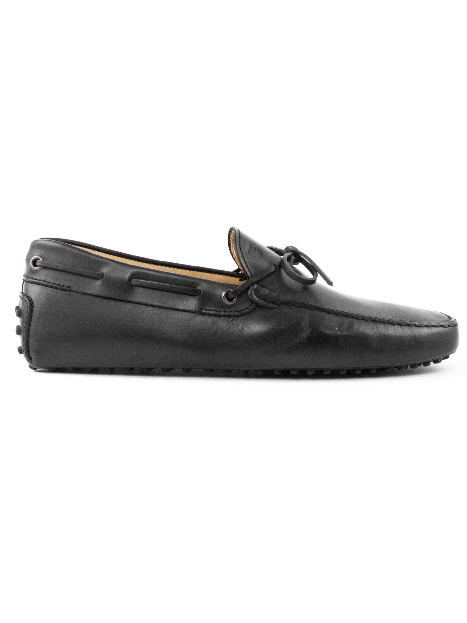 Tods Black Gommino Driving Shoes