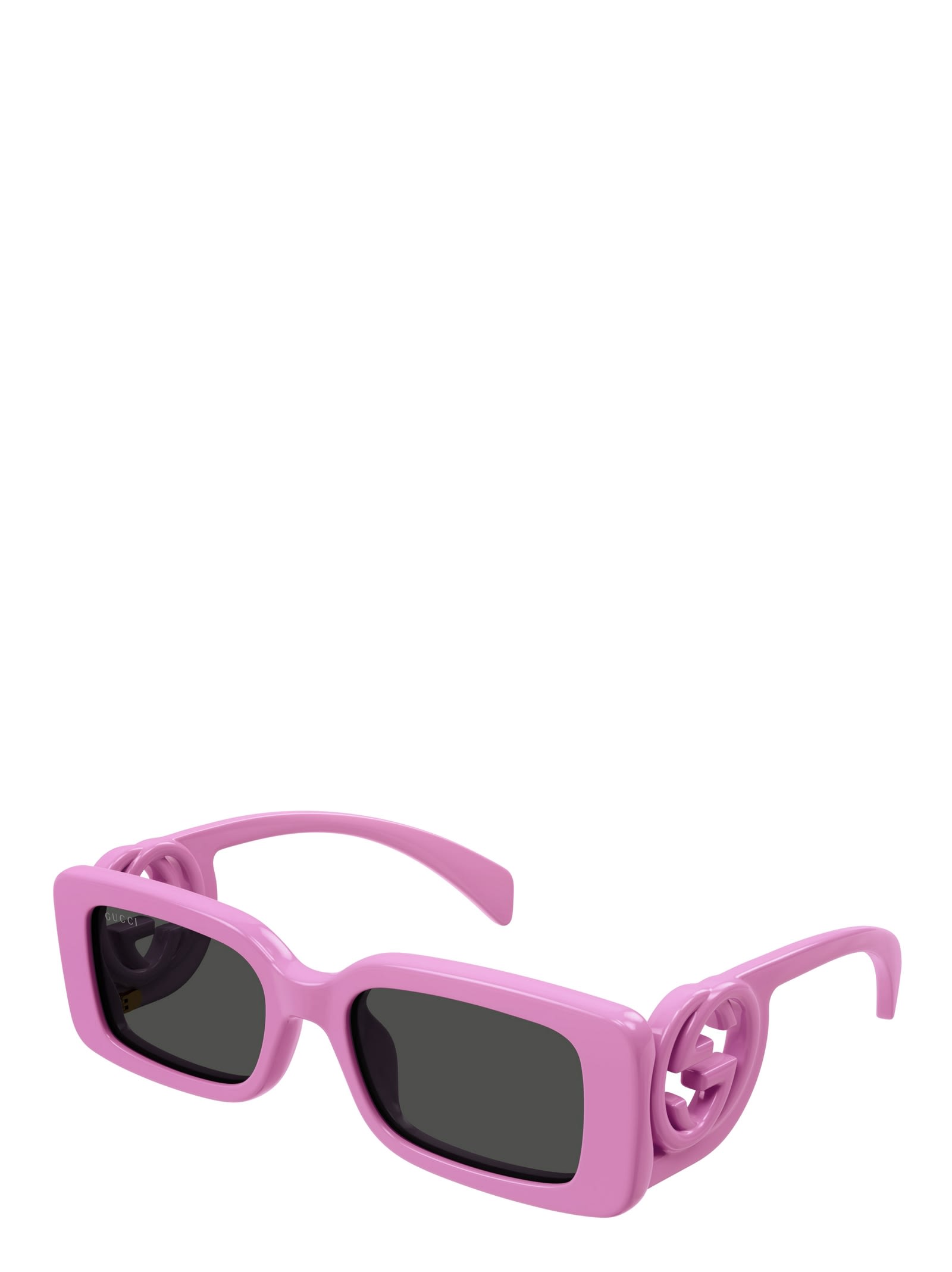 Shop Gucci Gg1325s Pink Sunglasses