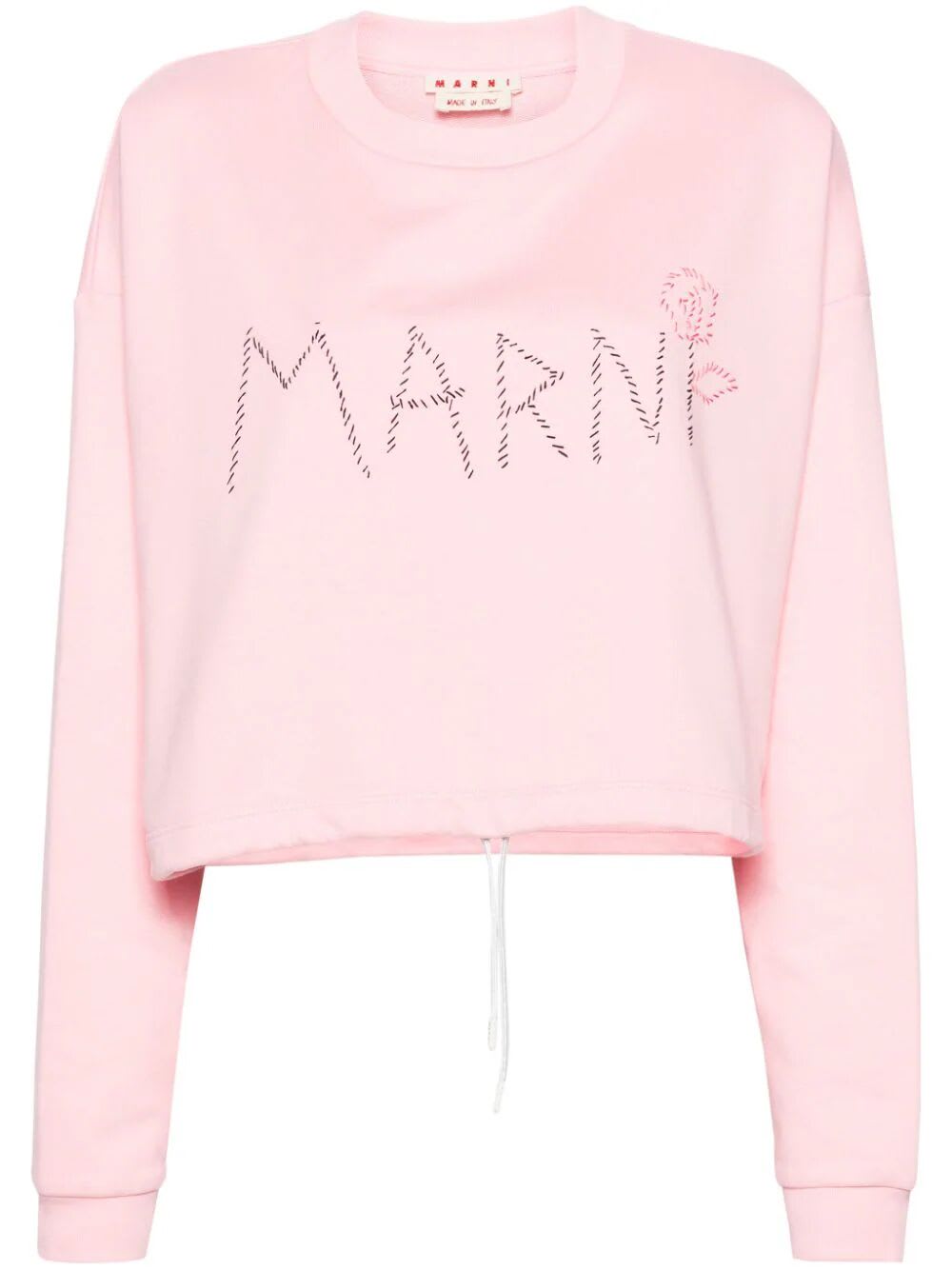 Shop Marni Sweatshirt In Magnolia