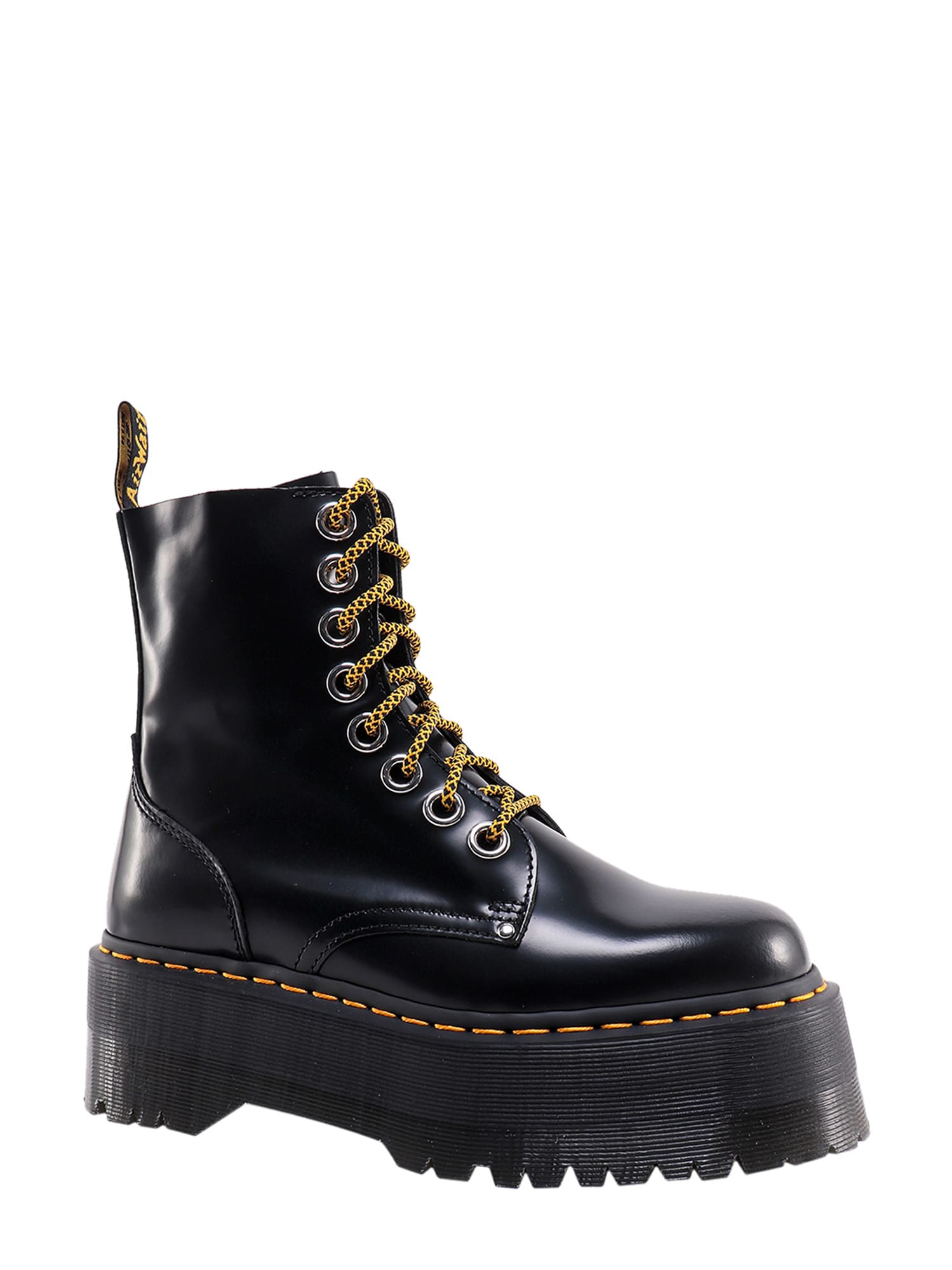 Shop Dr. Martens' Jadon Max Ankle Boots In Nero