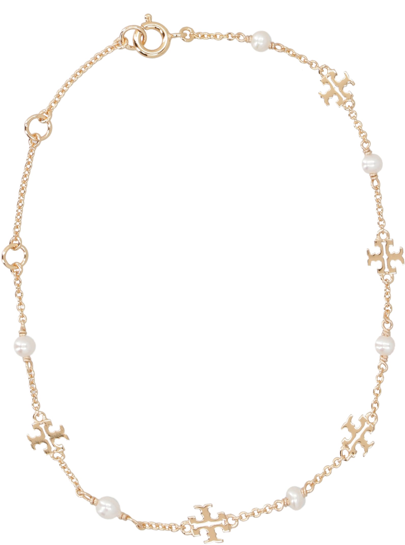 Shop Tory Burch Kira Chain Bracelet In Gold