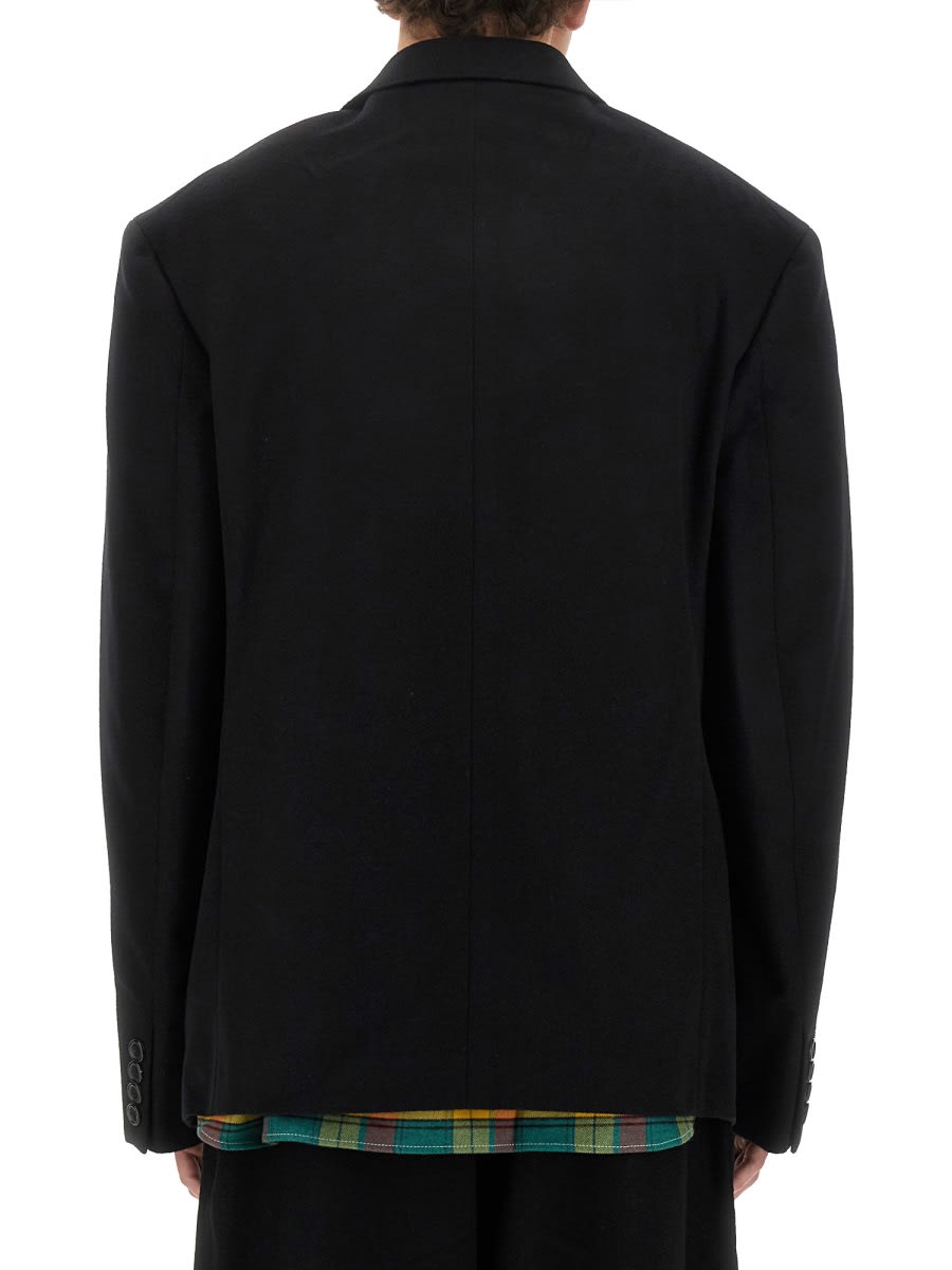 Shop Junya Watanabe Oversize Jacket In Black