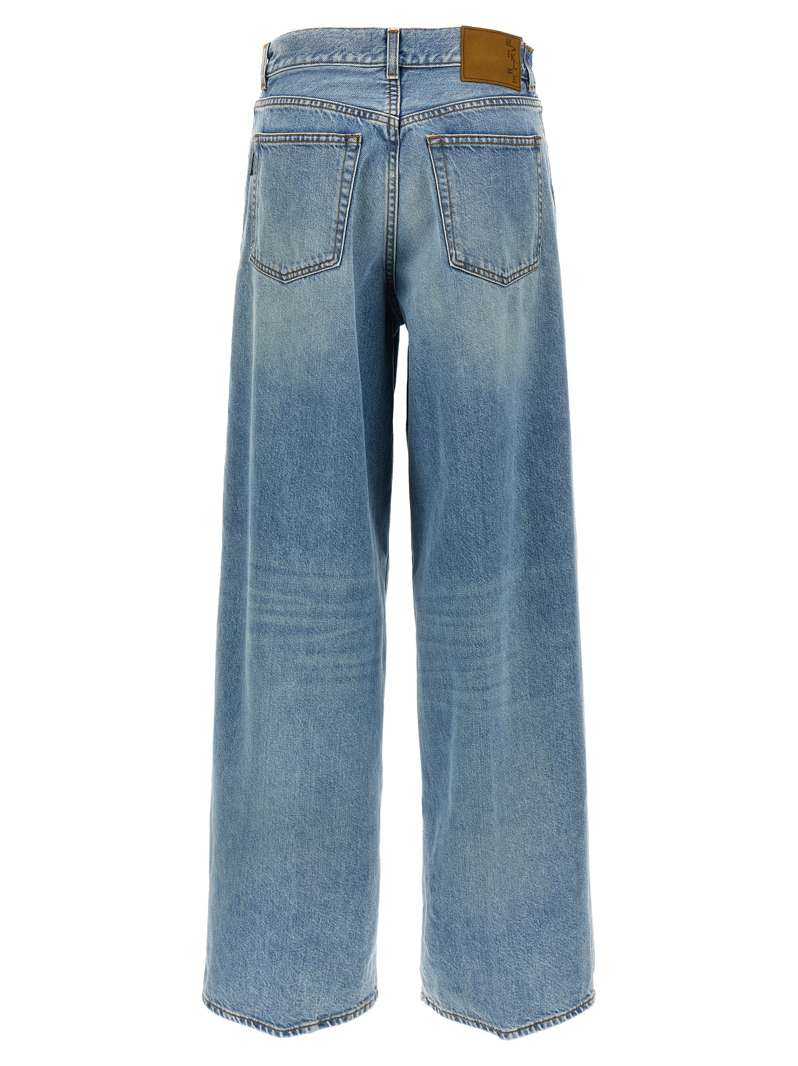 Haikure Candy Pleated Boyfriend Jeans In Blue