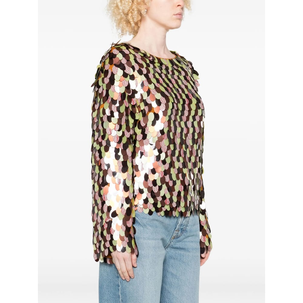 Dries Van Noten Fabric Tops In Multi