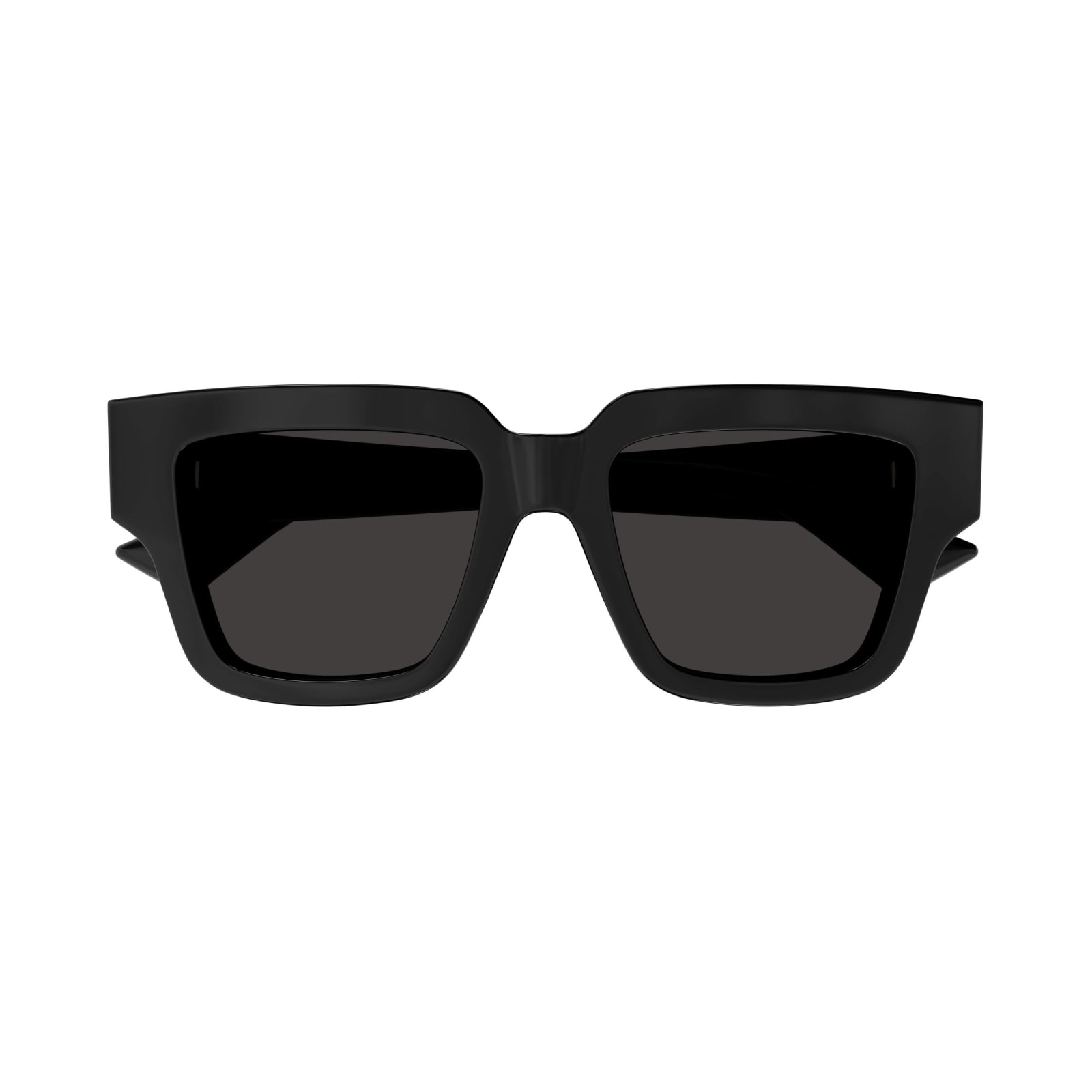 Shop Bottega Veneta Sunglasses In Nero/grigio