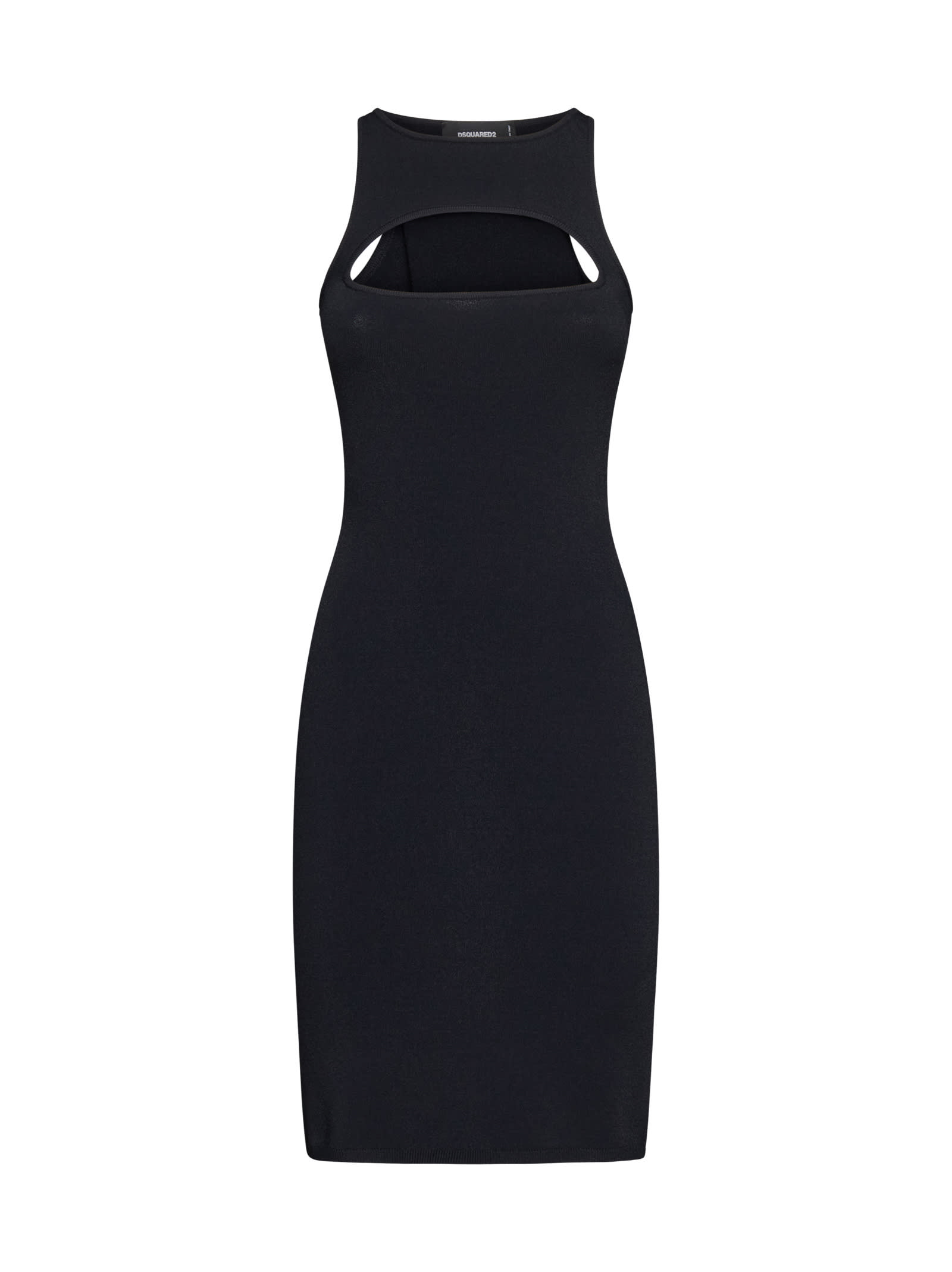 Shop Dsquared2 Dress In Black