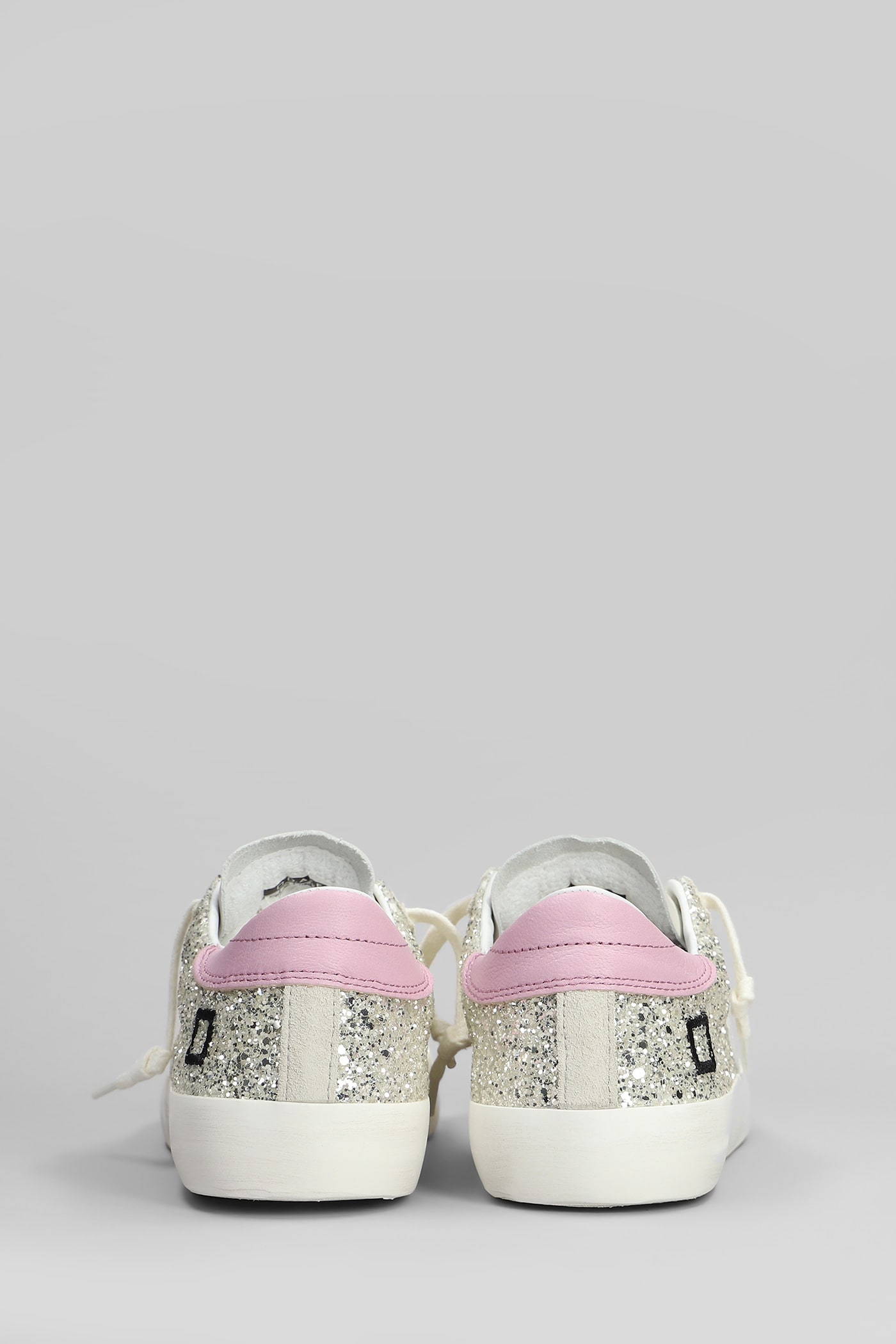 Shop Date Hill Low Sneakers In Platinum Glitter