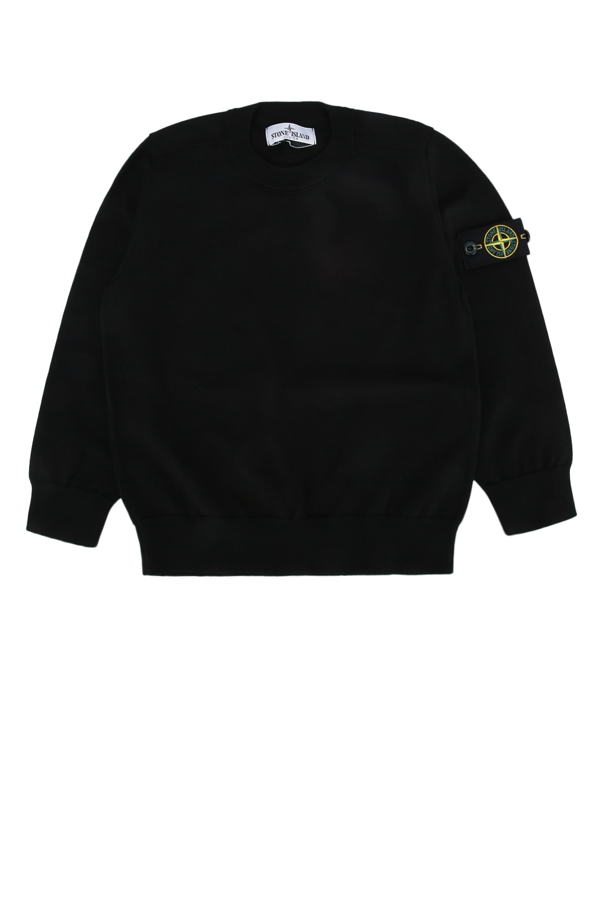 Stone Island Felpa In Black