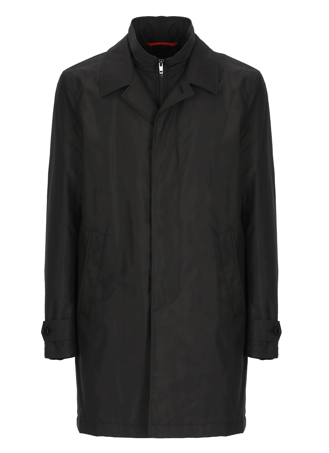 Shop Fay Morning Coat In Black