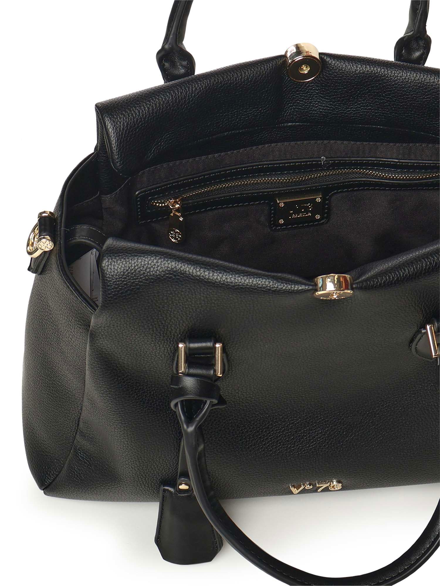 V73 Keira Shopping Bag In Black