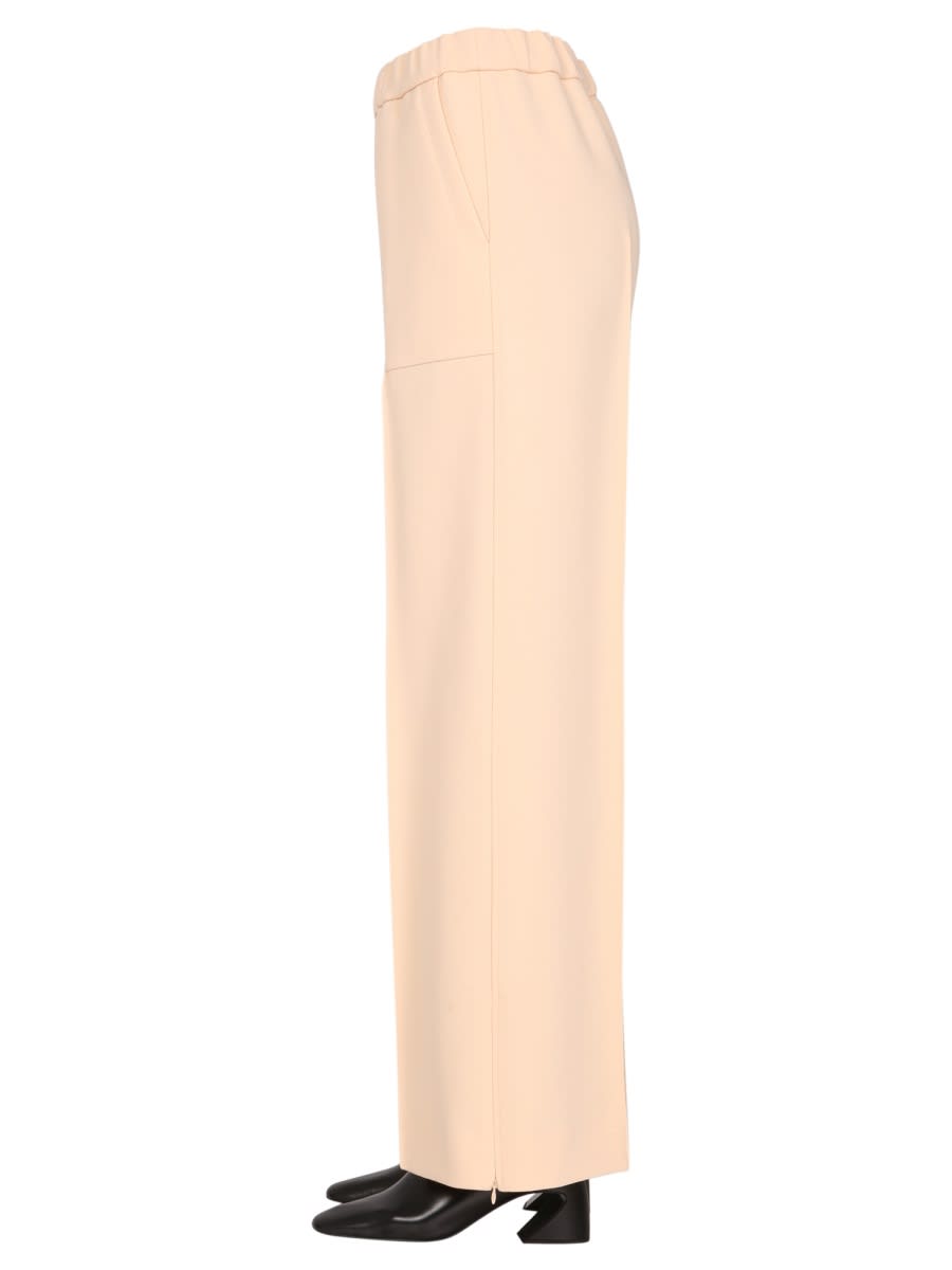 Shop Jil Sander Wool Pants In Nude