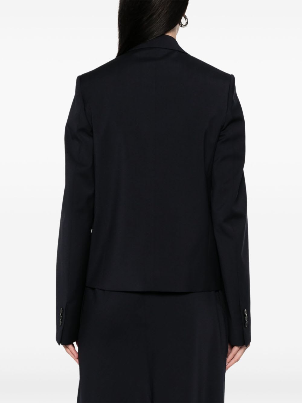 Loewe Flap Pockets Tailored Jacket In Blue