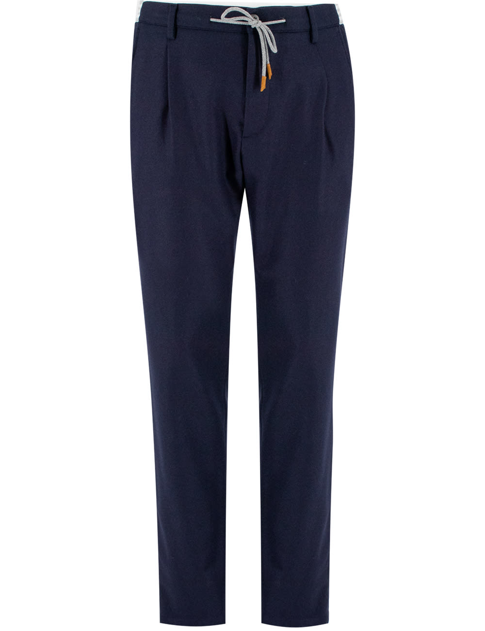 Shop Eleventy Trousers In Royal Blue