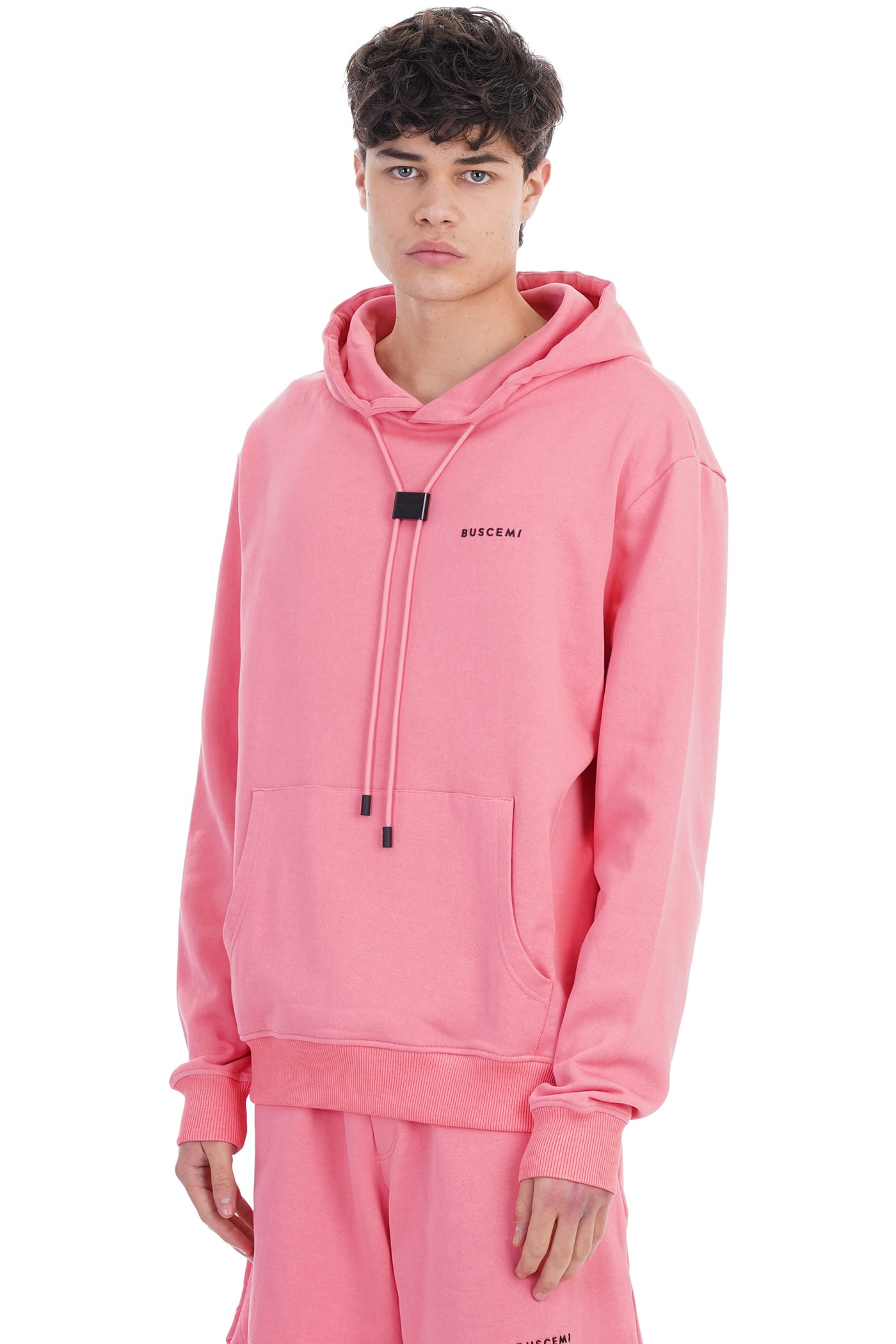 Buscemi Sweatshirt In Rose-pink Cotton