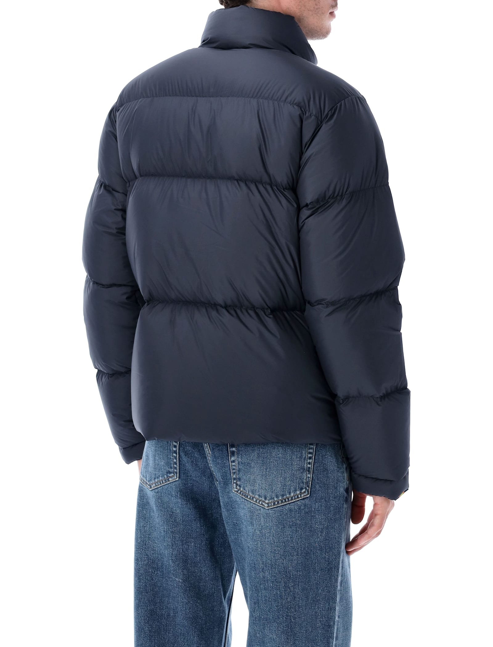 K-way Tuill Thermo Microfiber Down Jacket In Blue