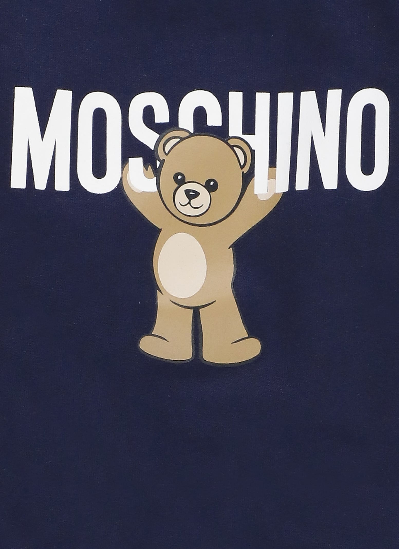 Moschino T-shirt With Logo In Blue