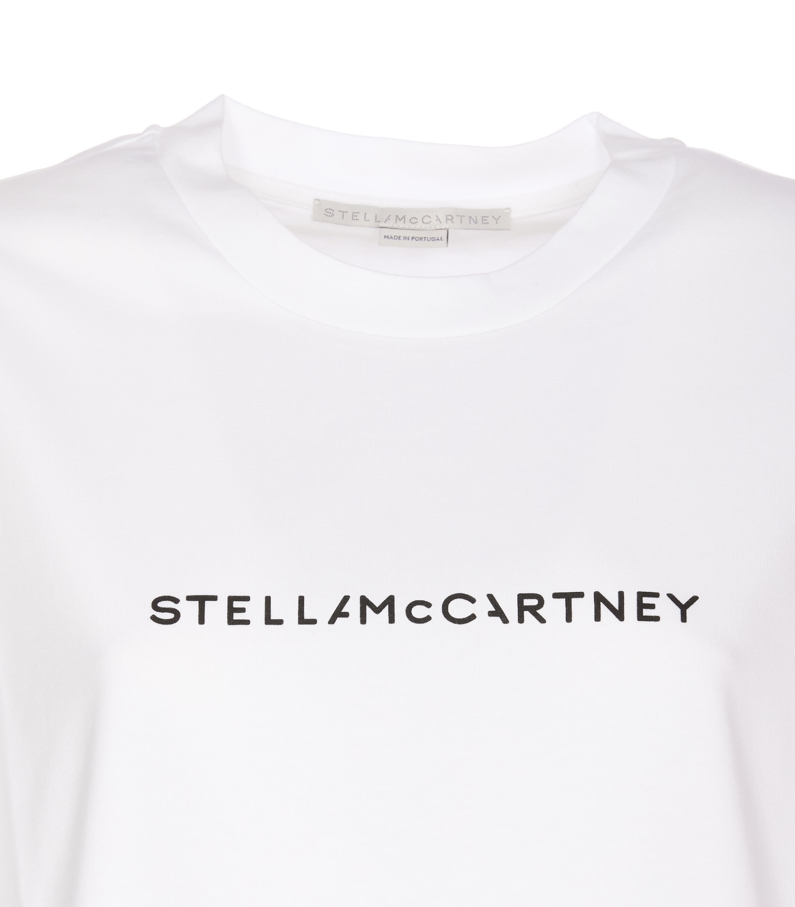 Shop Stella Mccartney Iconic Stella Logo T-shirt In Pure White