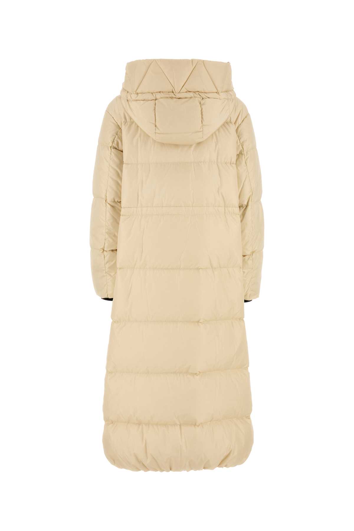 Weekend Max Mara Cream Nylon Dolly Down Jacket In Brown