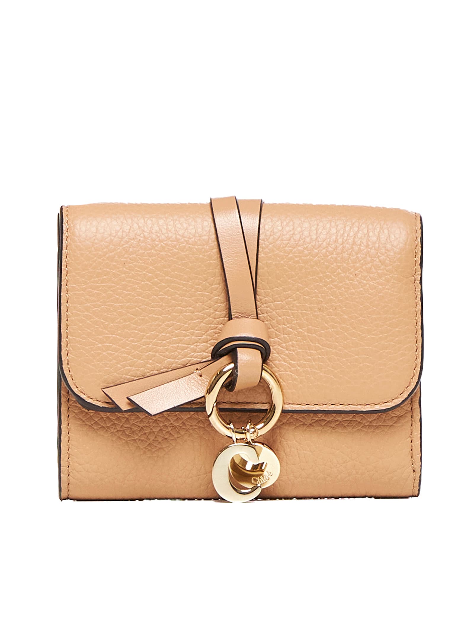 Shop Chloé Wallet In Light Tan