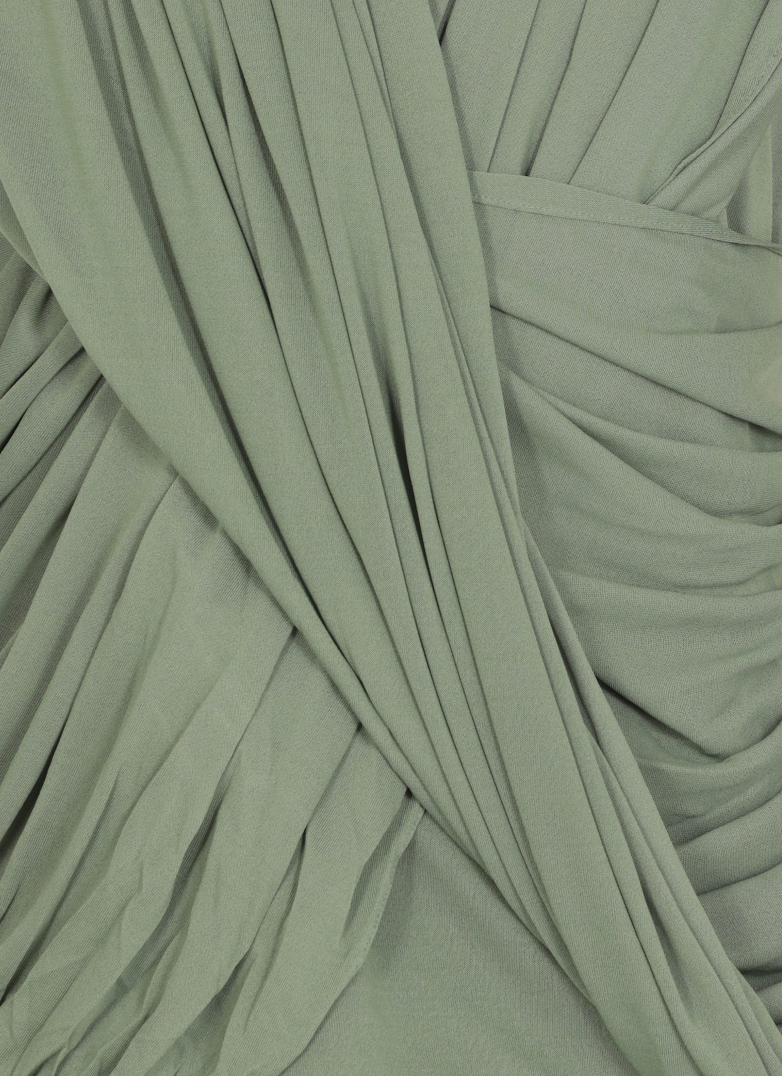 Lanvin Viscose And Silk Top In Green
