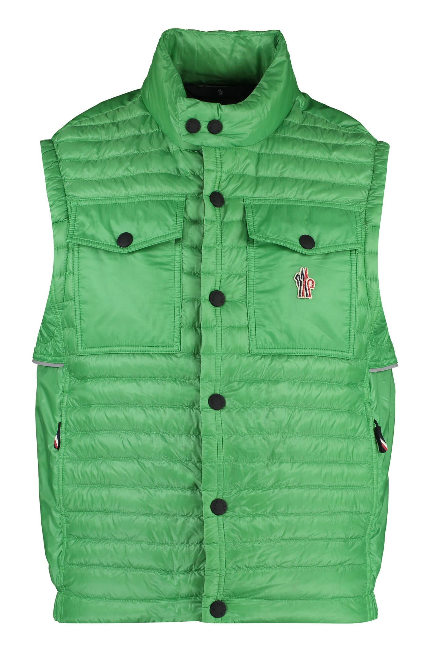 Shop Moncler Ollon Full Zip Field Vest