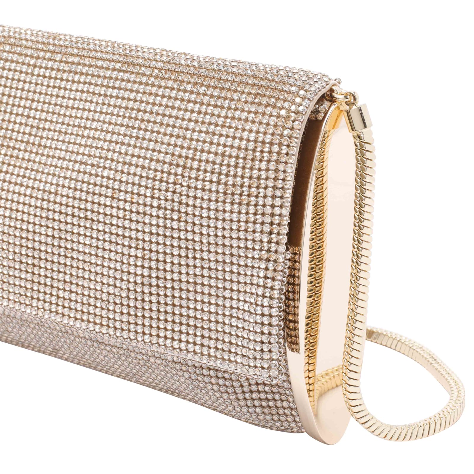 Benedetta Bruzziches Women Kate Crystal Crossbody Bag In Gold