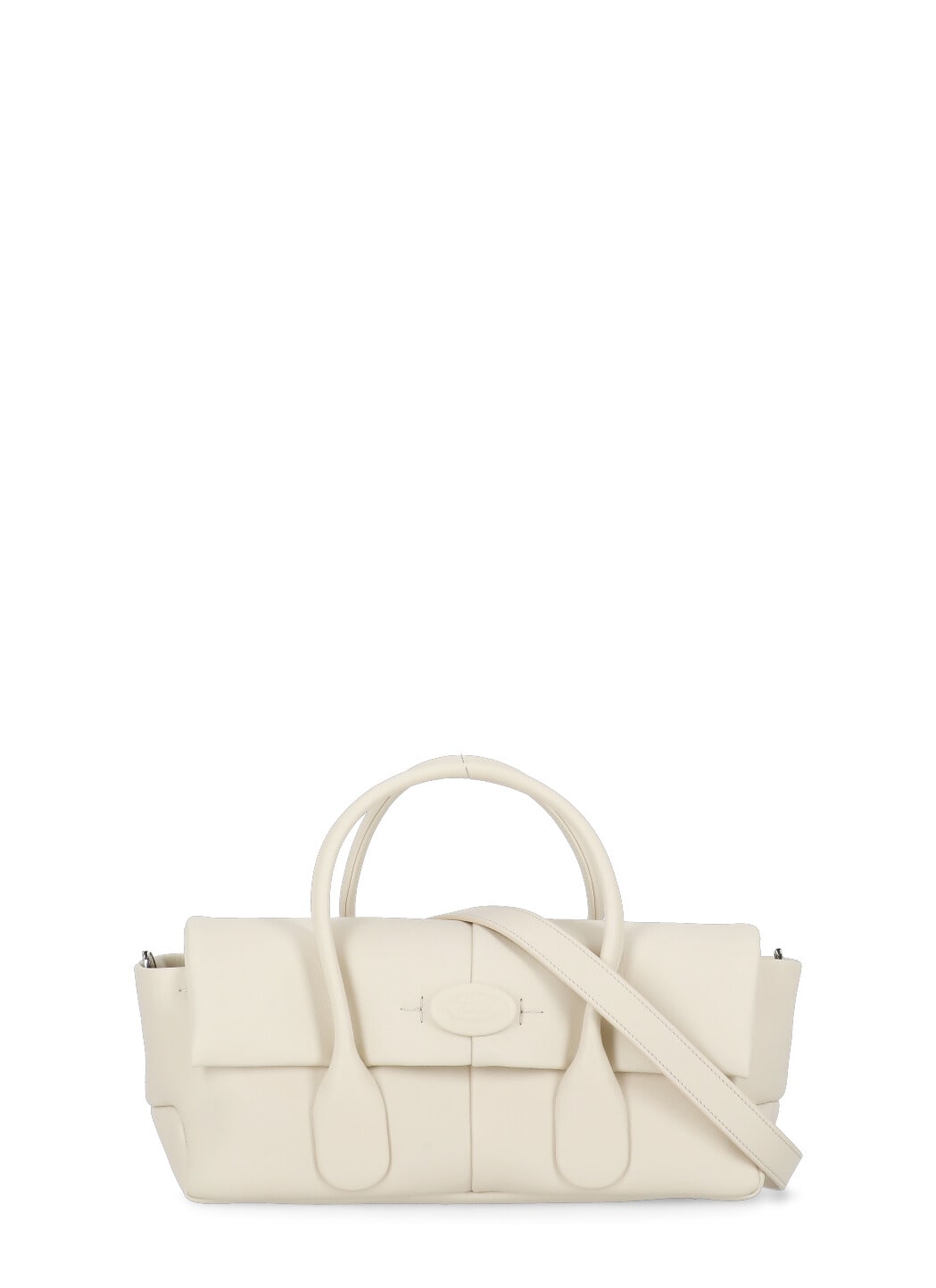Shop Tod's Leather Bag In Ivory