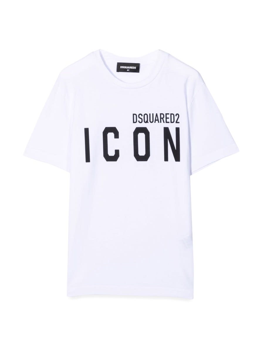 Dsquared2 Kids' Relax Icon Maglietta In White