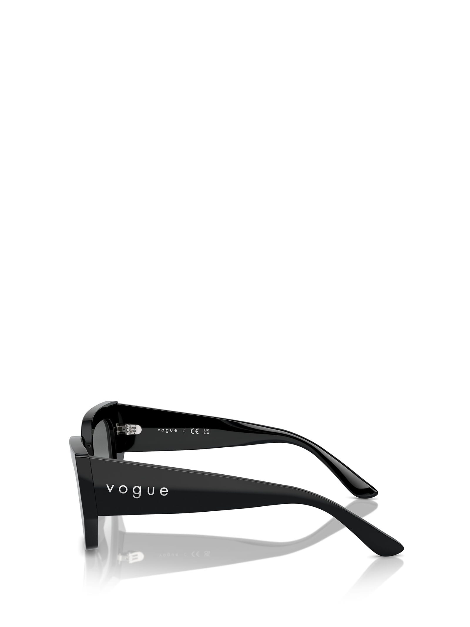 Shop Vogue Eyewear Vo5583s Black Sunglasses