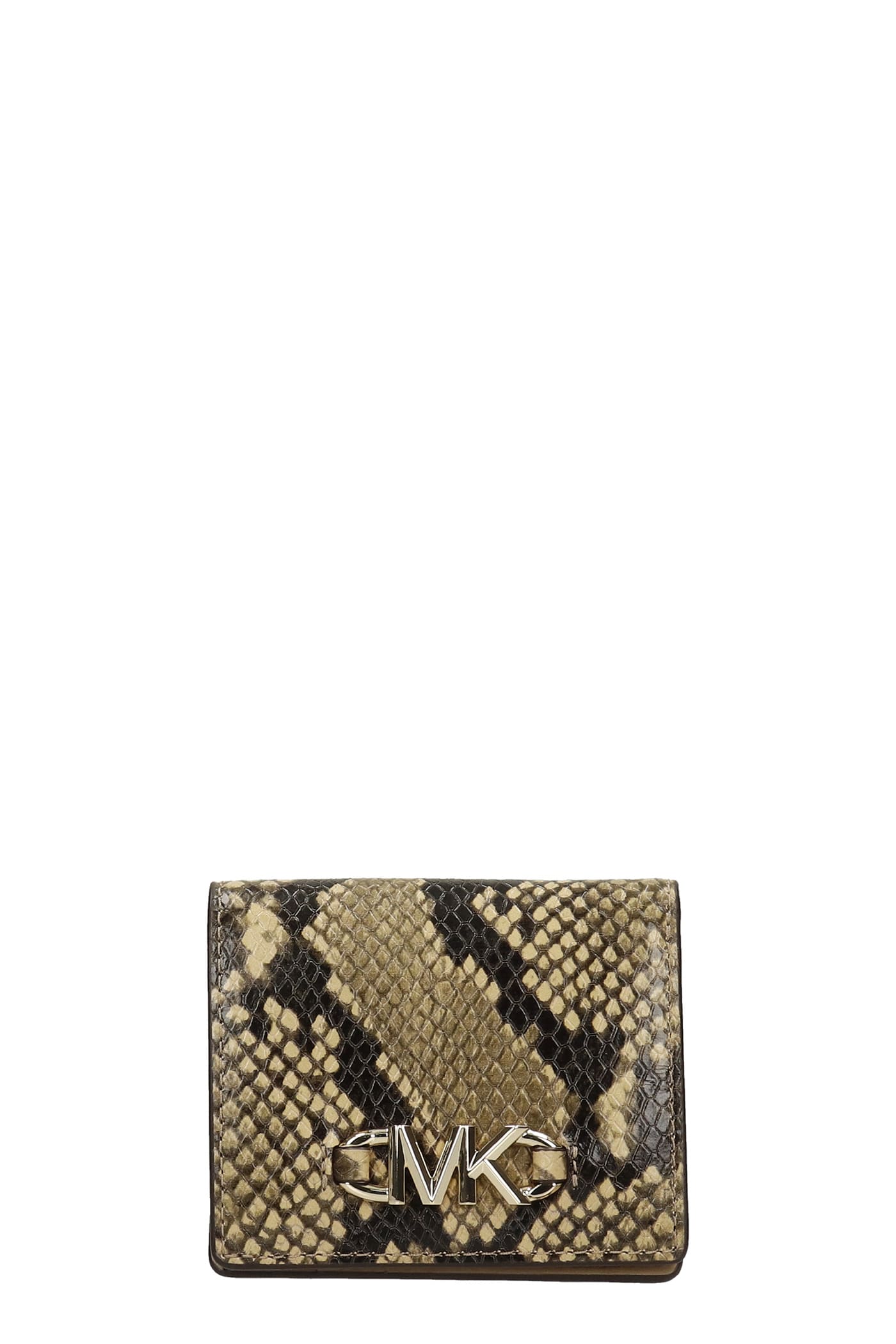 Michael Kors Wallet In Python Print Leather