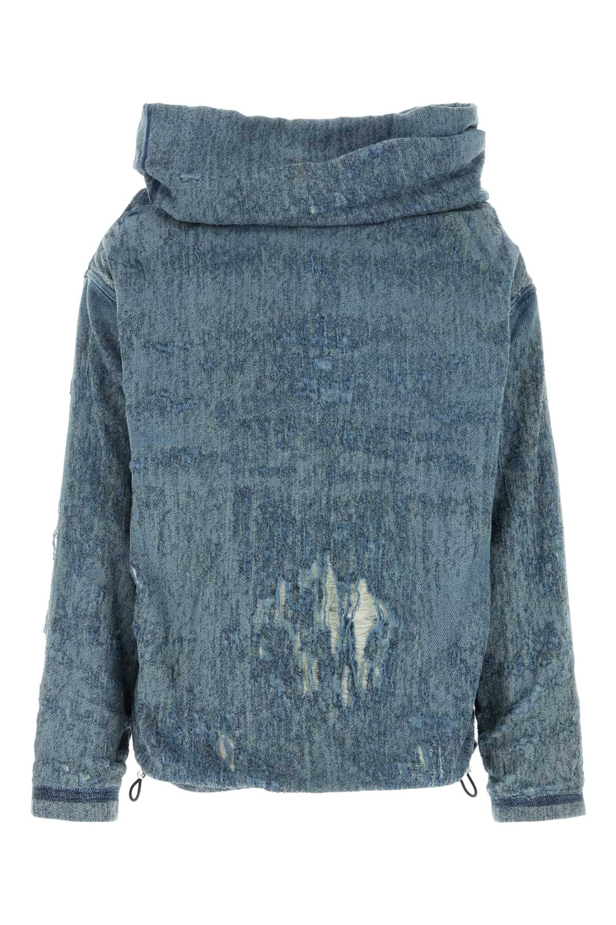 Stretch Denim Sweatshirt